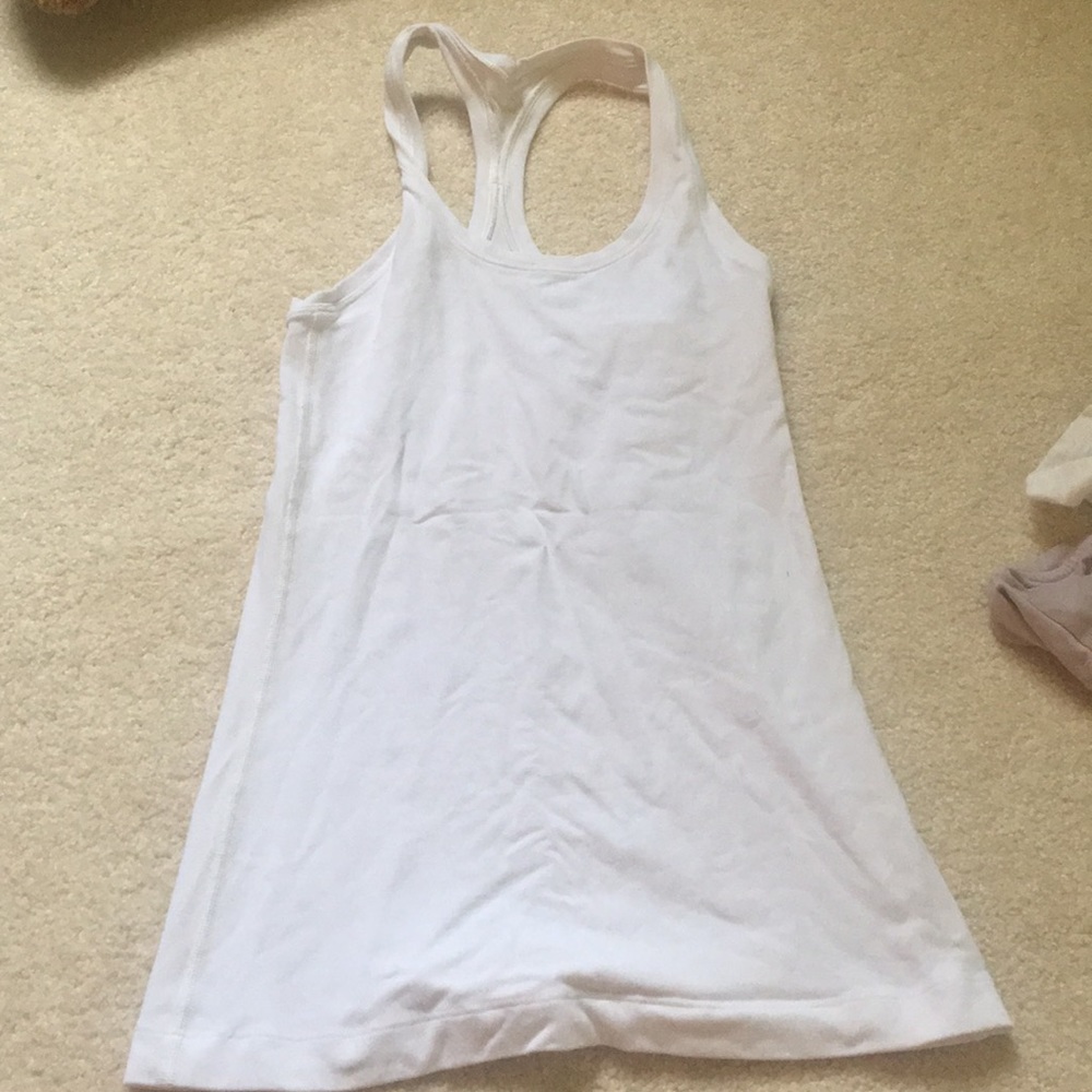White Lululemon Tank